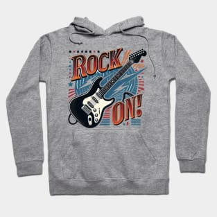 Vintage electric guitar Hoodie